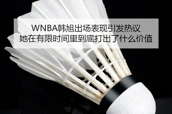 WNBA韩旭出场表现引发热议 她在有限时间里到底打出了什么价值 - aiyouxi